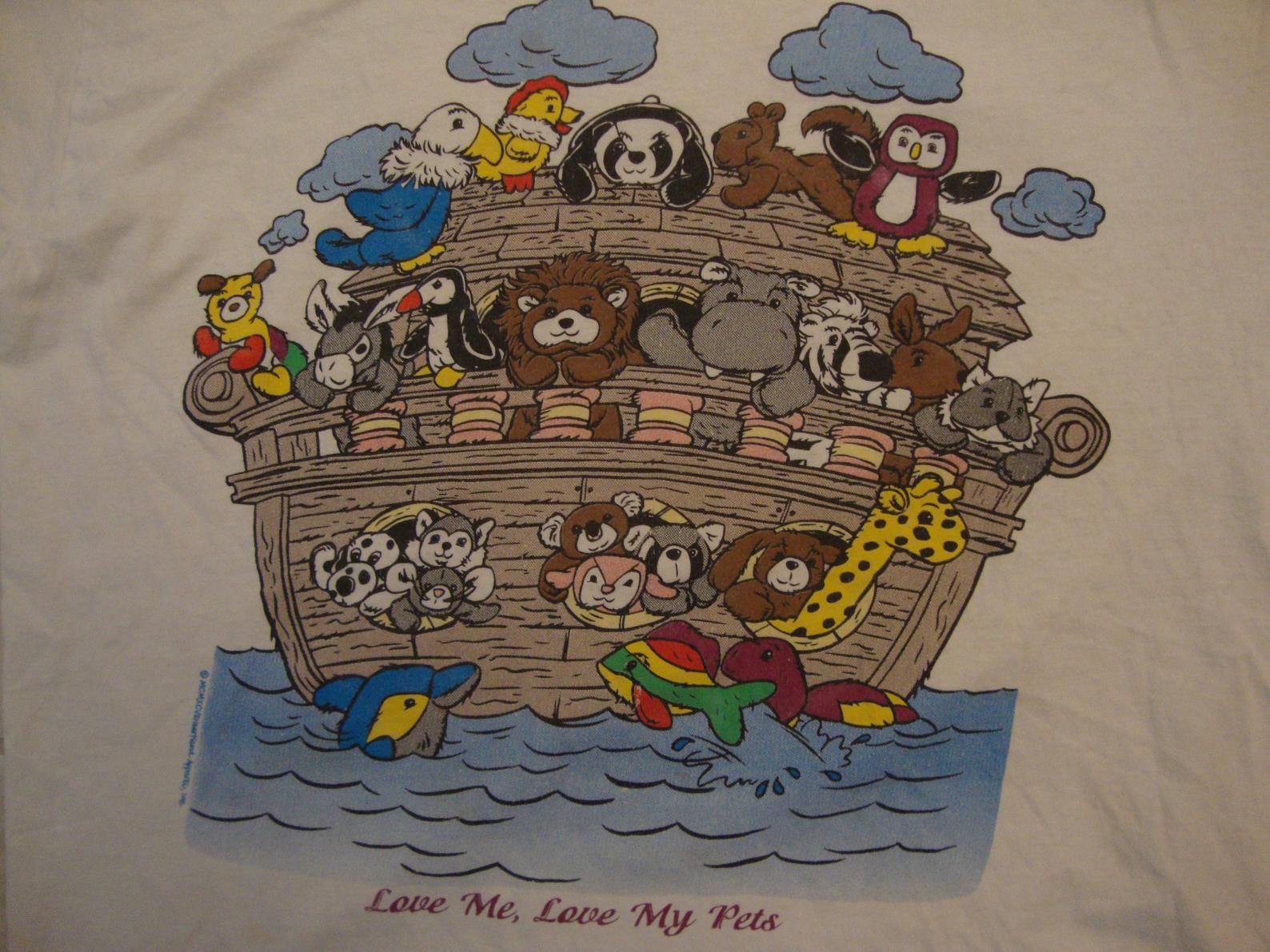 Vintage 90’s Love Me Love My Pets Cute Animals T Shirt