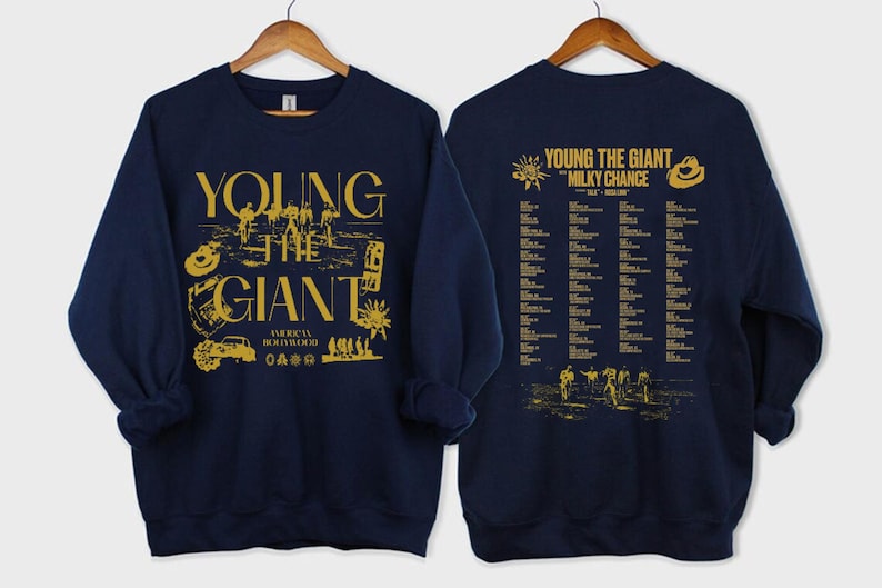 Milky Chance 2023 Young The Giant With Milky Chance Tour Shirt, Milky Chance Band Sweatshirt, Rock Band 2023 Hoodie