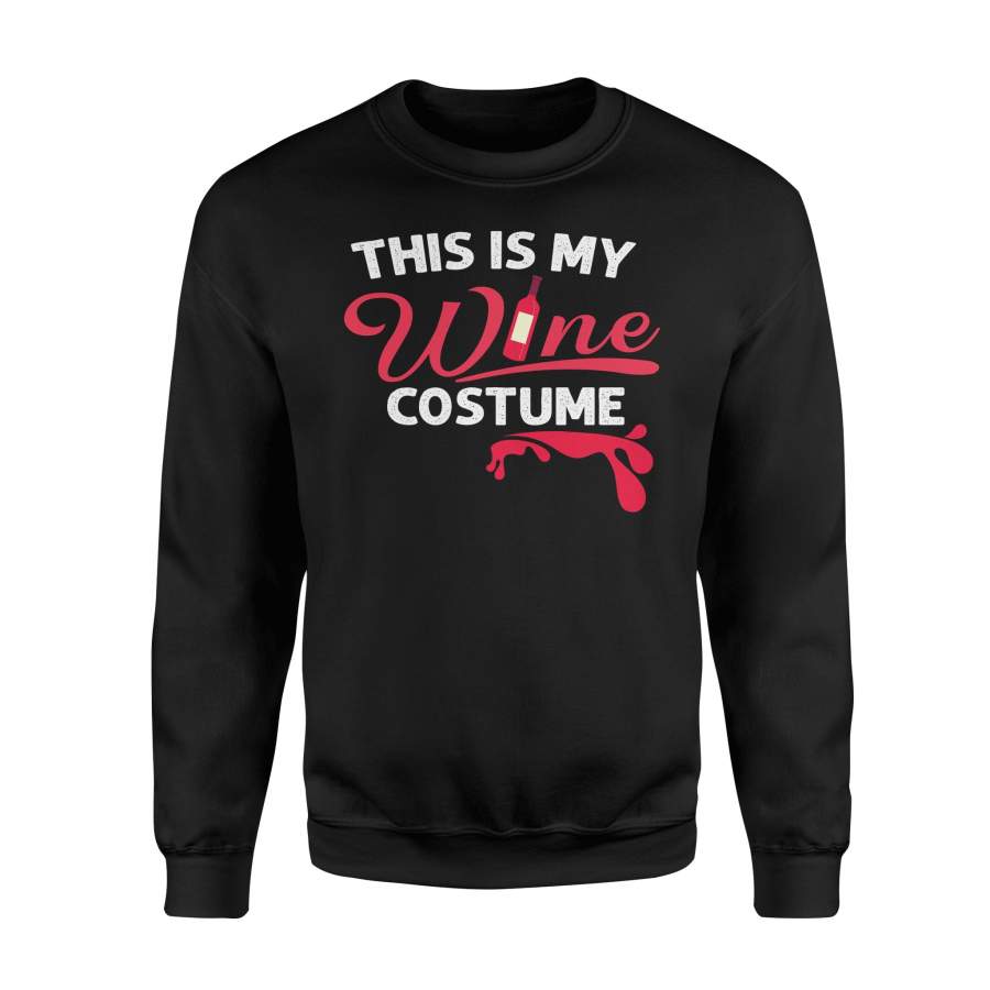 Halloween This Is My Wine Costume Blood Dracula Halloween Sweatshirt