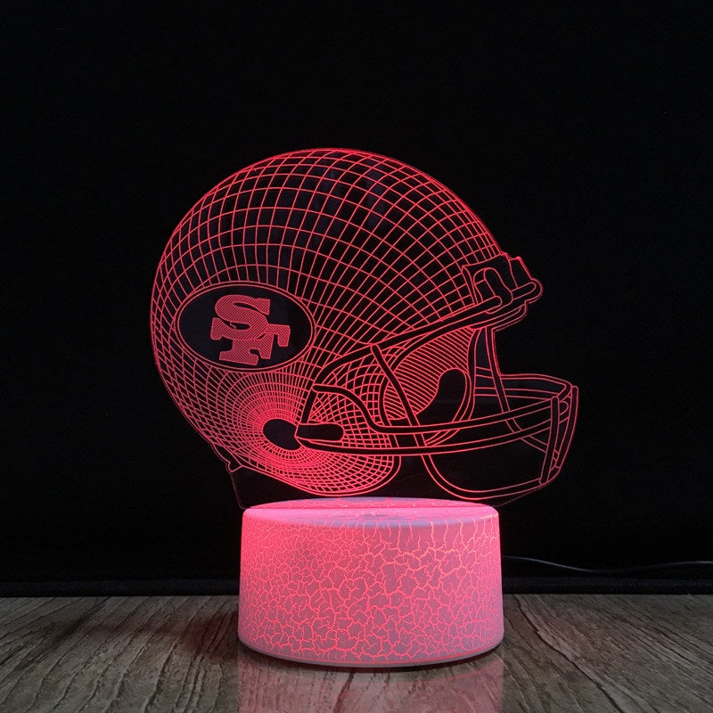 San Francisco 49Ers 3D Illusion Led Lamp 1 – Donelanetop Store