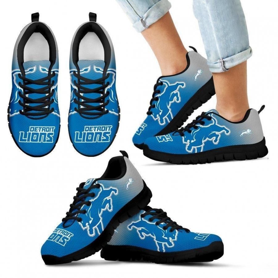 Colorfull Unofficial Detroit Lions Sneakers #977