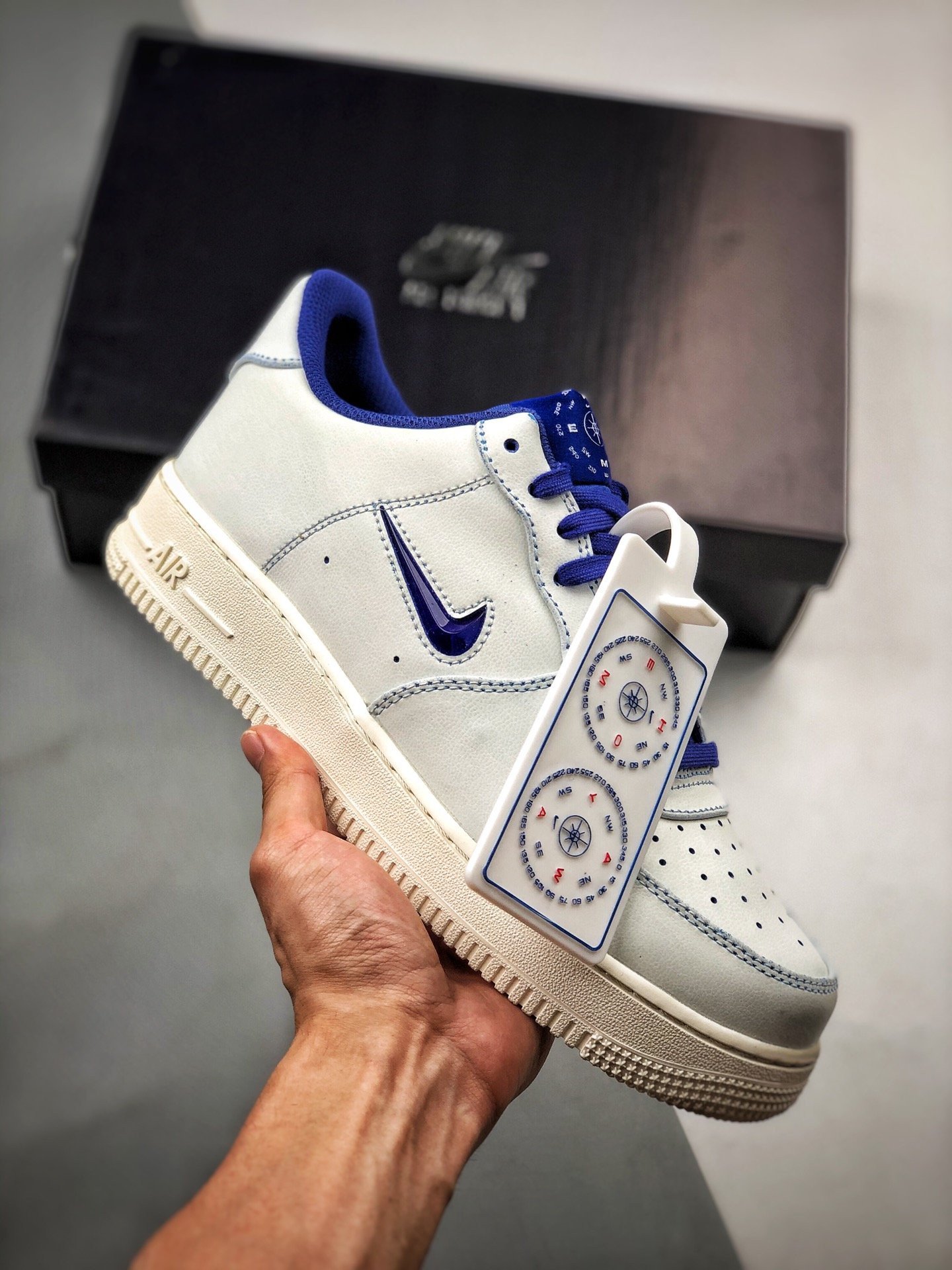 Nike Air Force 1 Home &#038 Away White Blue 5340675