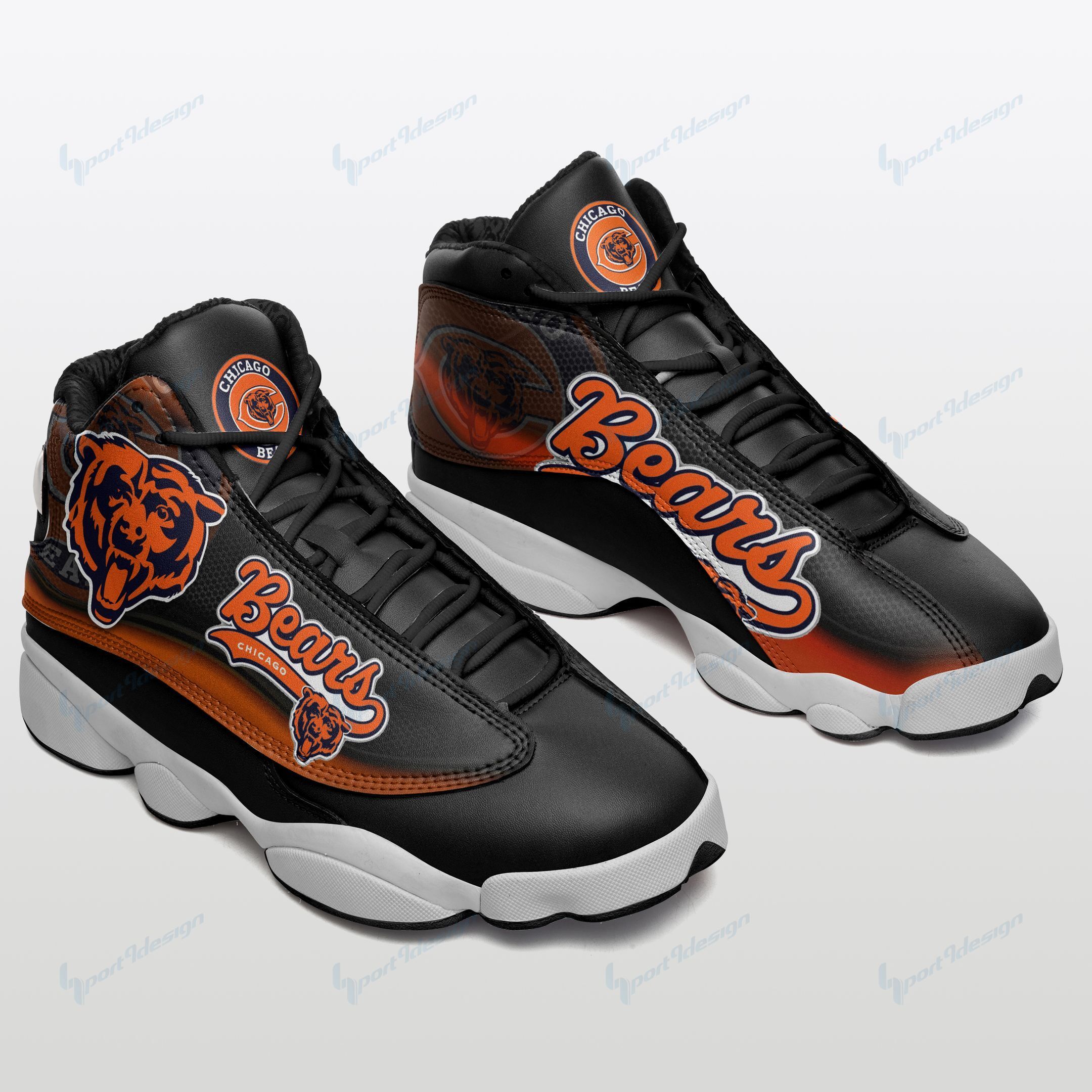 Chicago Bears Air JD13 Sneakers 678