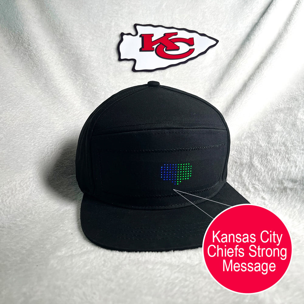 Kansas City Chiefs Strong Message Led Baseball Hat Cap Super Bowl Champions