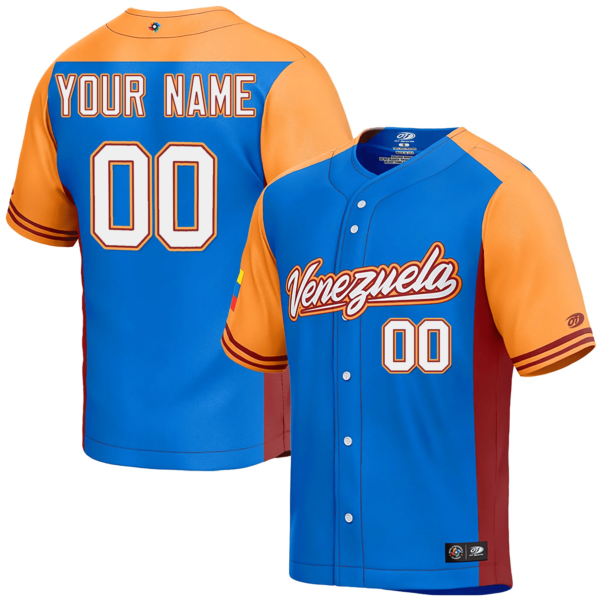 Venezuela 2023 World Baseball Classic Custom Jersey – All Stitched