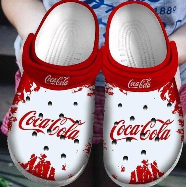 Coca Cola Cool Artwork Design Crocss Crocband Clog Comfortable Water Shoes