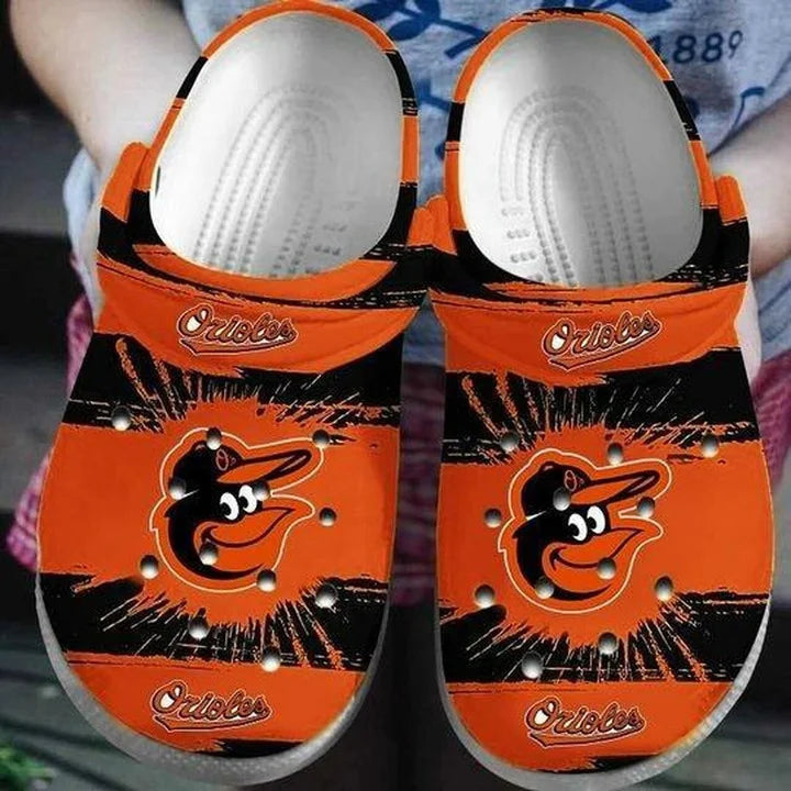 Crocs Shoes-Baltimore Orioles Personalized Crocs Clog Shoescrocband Clog Unisex Fashion Style