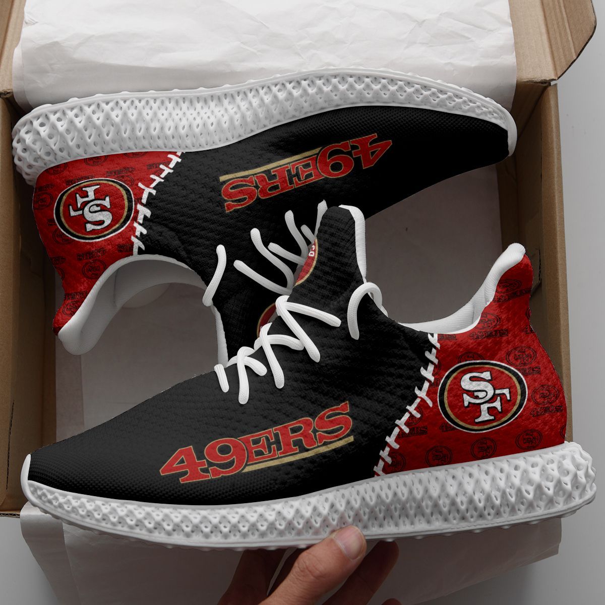 San Francisco 49ers 4D Future Sneakers 17