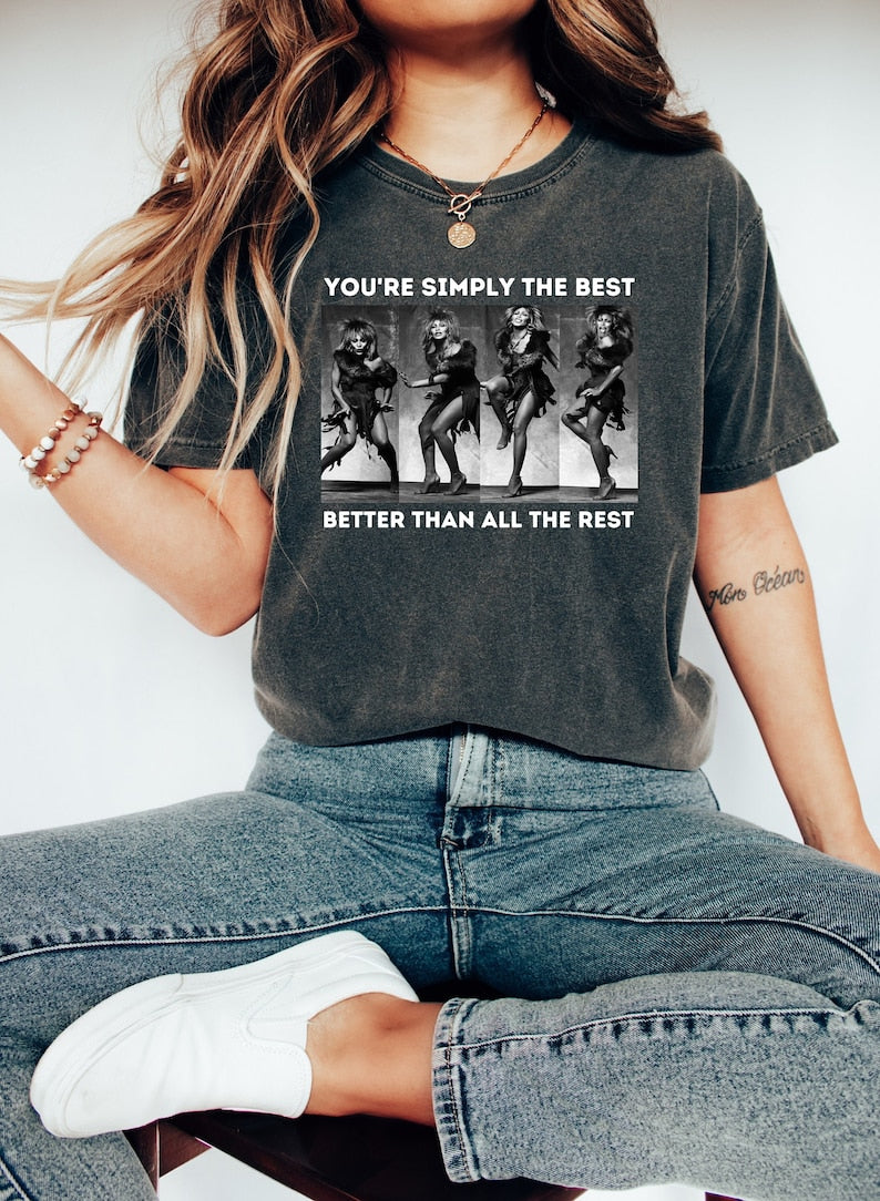 Tina Turner Shirt, You’Re Simpy The Best Shirt, Rock N Roll Shirt, Rock Music Fans Shirt