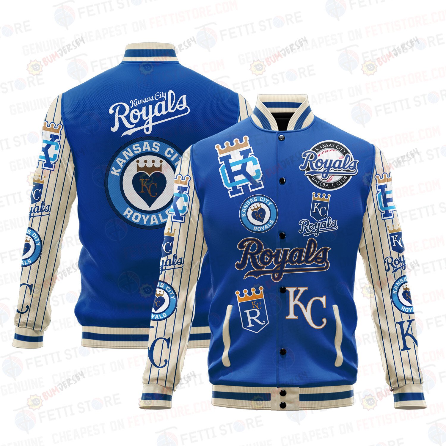 Kansas City Royals – Major League Baseball Aop Varsity Jacket V6