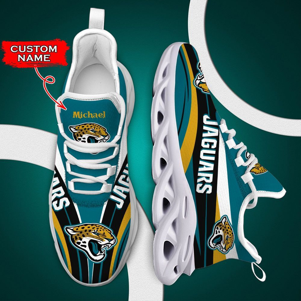 Jacksonville Jaguars Max Soul Shoes Luxury Custom Name 02 M3Bth0896