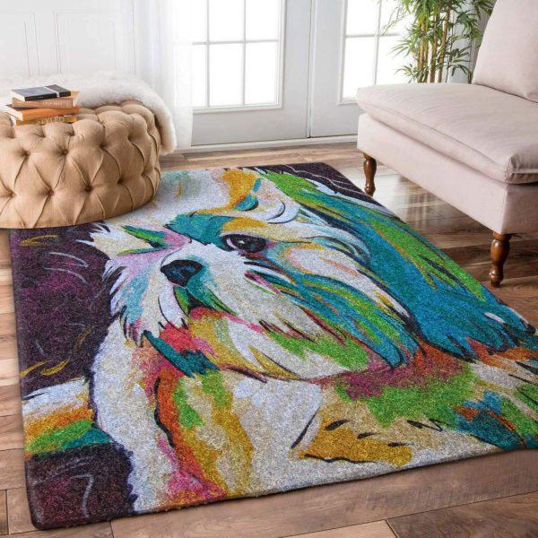 Yorkshire Terrier Home Decor Rectangle Area Rug 7