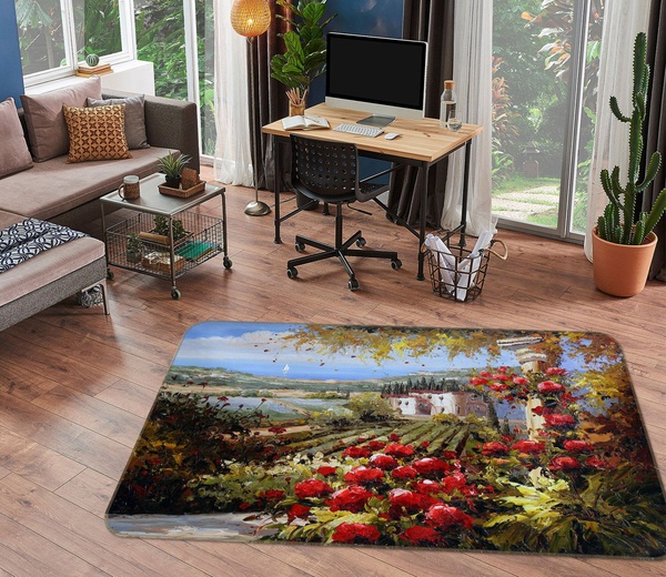 Beautiful Floral Garden Red Flower A …