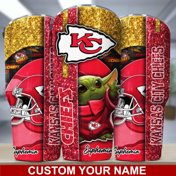 Kansas City Chiefs Personalized Tumbler Bg166