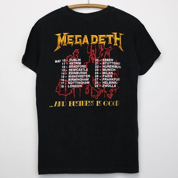 Megadeth Shirt Vintage Shirt 1986 Peace Sells But Who Buying Euro Tour Concert 198 Shirt