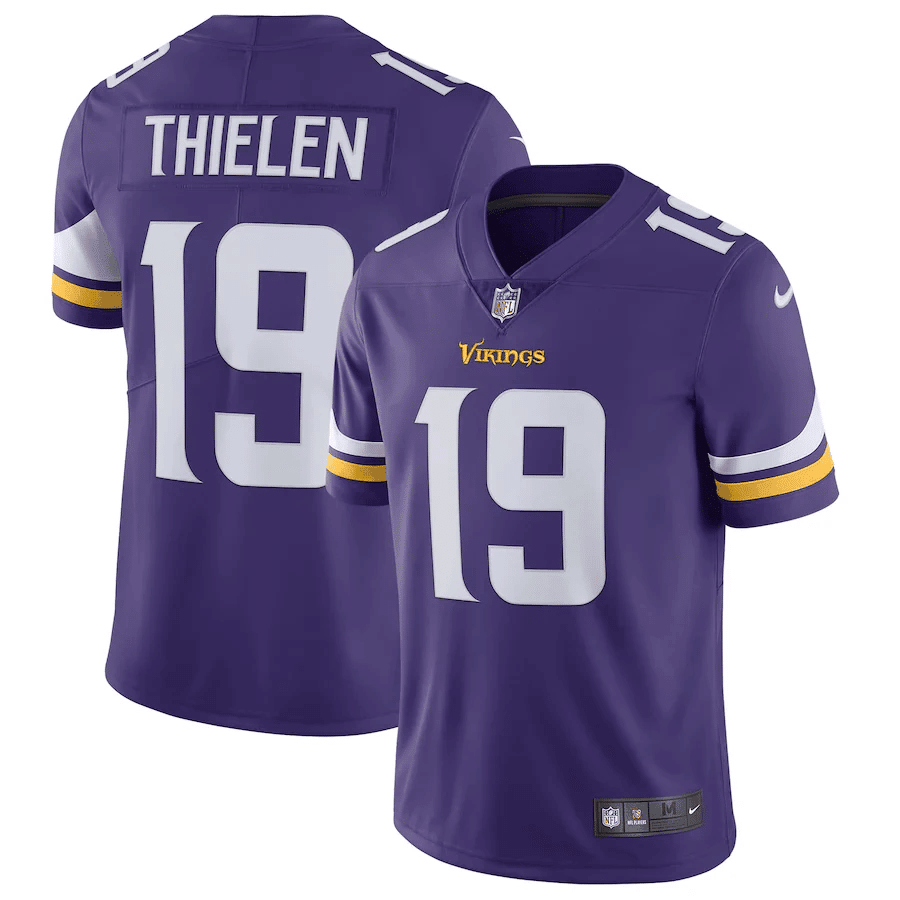 Adam Thielen 19 Minnesota Vikings Vapor Untouchable Limited Jersey ...