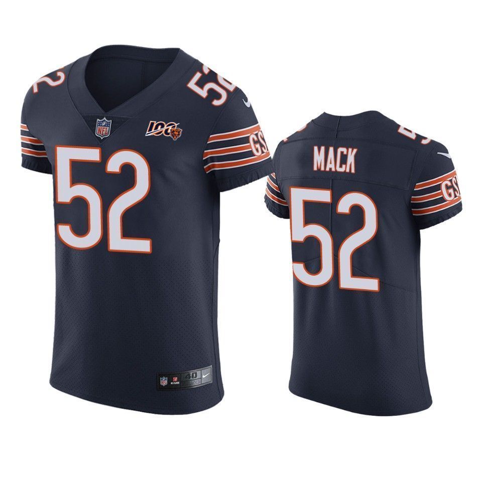Chicago Bears Khalil Mack Navy 100Th &hellip;