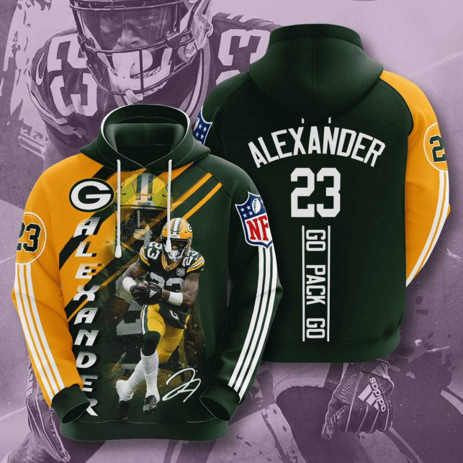 Green Bay Packers Jaire Alexander 75 Unisex 3D Hoodie Gift For Fans