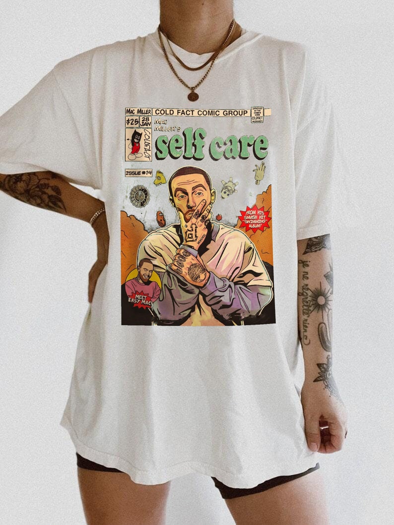 Mac Miller Self Care Shirt, Aesthetic Incredibly Dope Since 92 Shirt, The Swimming In Wave By Mac T-Shirt