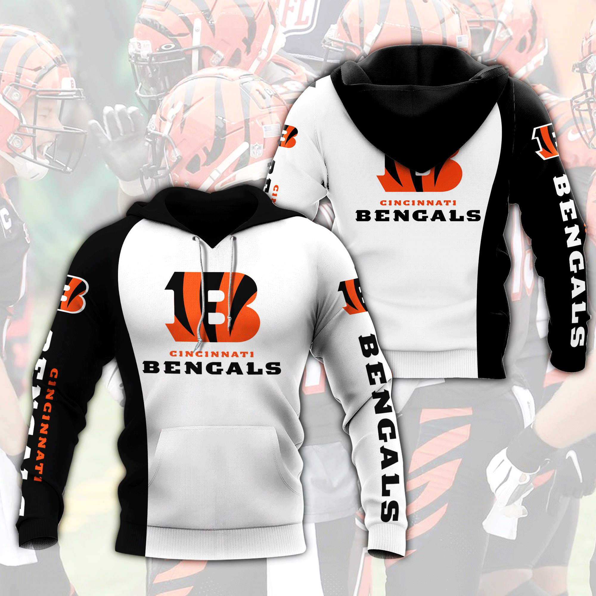 3D All Over Printed Cincinnati Bengals Shirts