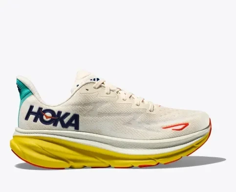 Hoka One One Clifton 9 Eggnog Passion Fruit Shoes Sneakers SNK288217378