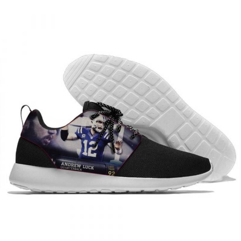 Andrew Luck 12 &#8211; Mens And Womens Indianapolis Colts Lightweight Sneakers, Colts Running Shoes