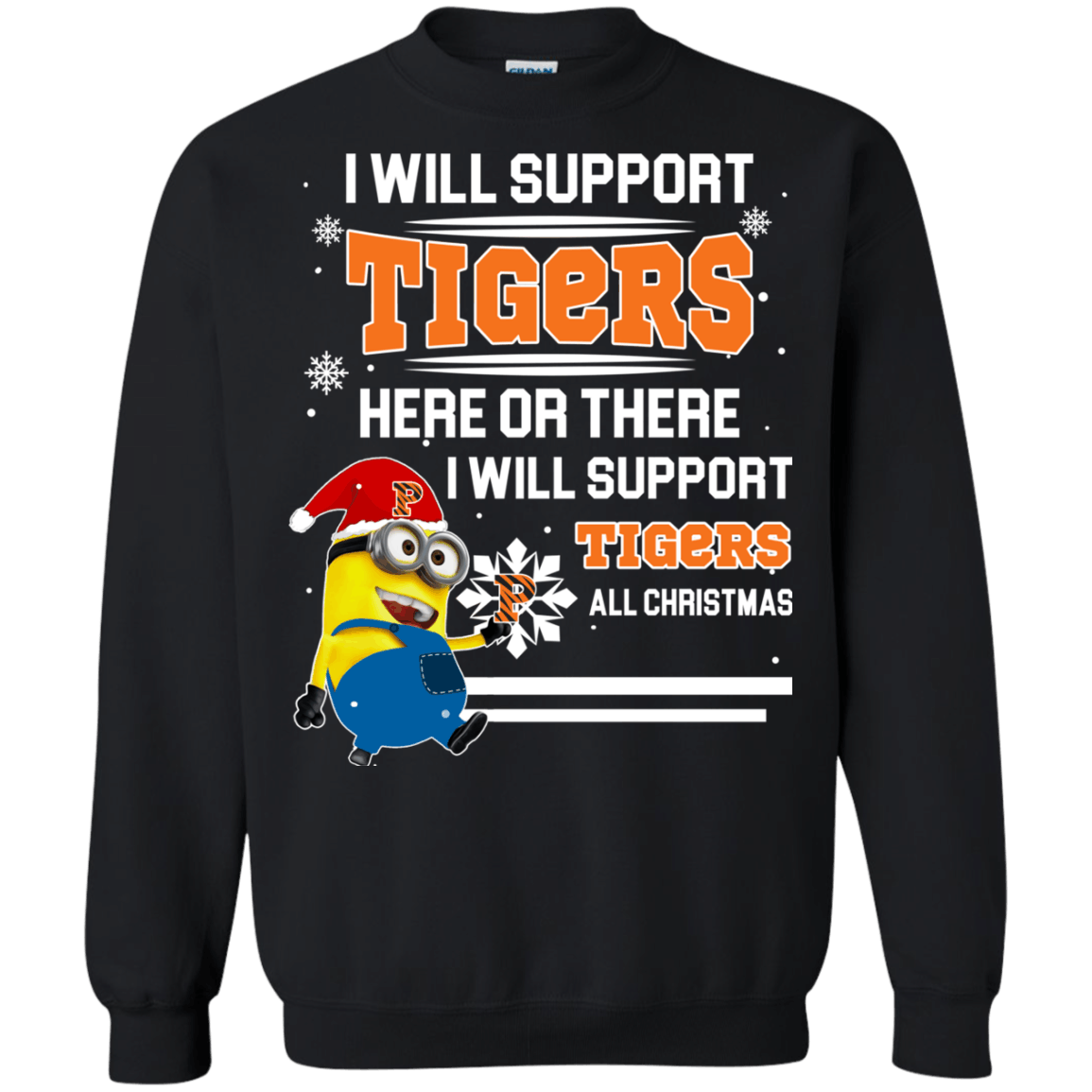 Fabulous Princeton Tigers Minion Ugly Christmas Sweater 2023S Support Here Or There All Christmas Sweatshirts