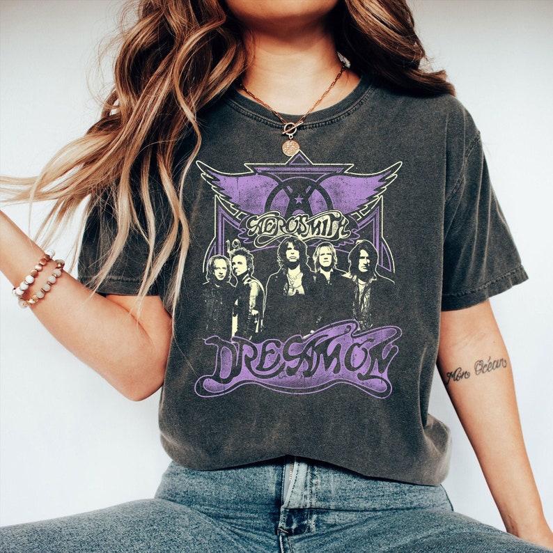 Aerosmith Farewell Tour 2023 Vintage Shirt, Aerosmith Dream On Band Tee, Vintage Retro 70S Band Shirt