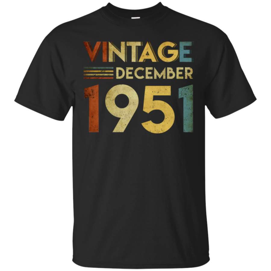 AGR 1951 December Vintage 67th Birthday T-Shirt