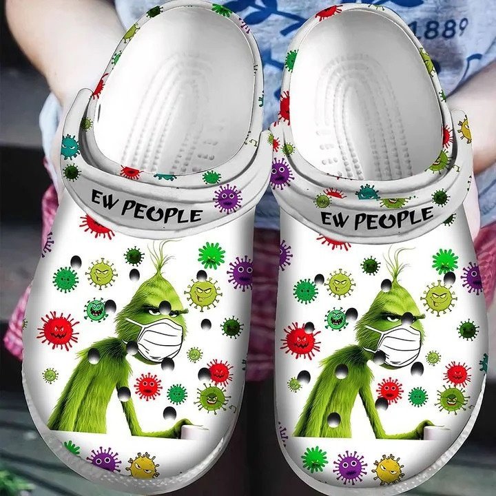 Ew People The Grinch Christmas Crocss Crocband Clog Shoes For Men Women