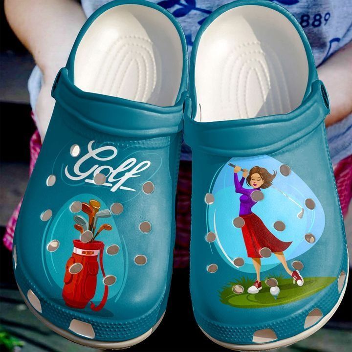 Golf Lady Sku 1179 Crocs Clog Shoes