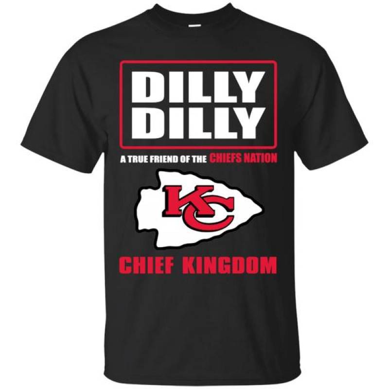 Bud Light Dilly Dilly A True Friend Of The Kansas City Chiefs Shirts G200 Gildan Ultra Cotton T-shirt