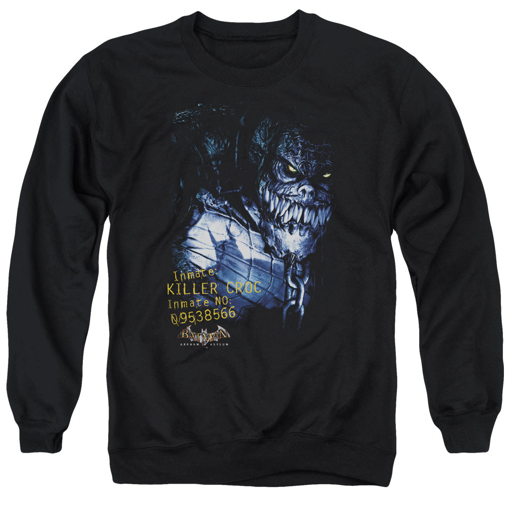 Batman Aa Arkham Killer Croc Mens Crewneck Sweatshirt Black