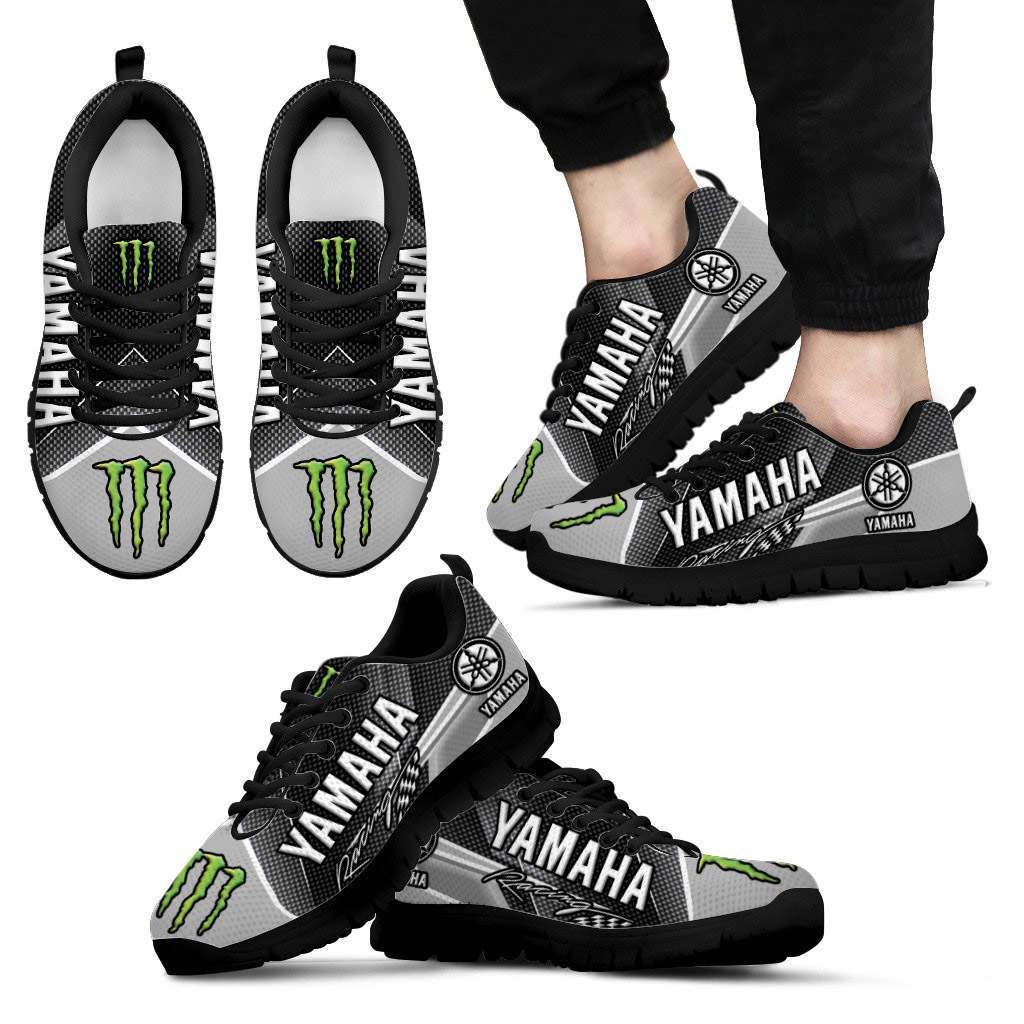 3D Printed Yamaha Racing NCT-NH Sneakers For Men & Women Ver2 (Grey)