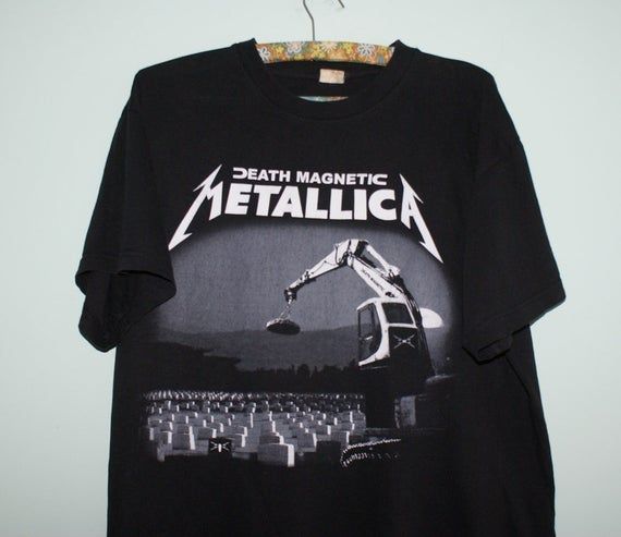 Metallica Tour Shirt Metallica Death Magnetic Shirt Rare Metallica Shirt Vintage Band Shirt Ride The Lightning Shirt