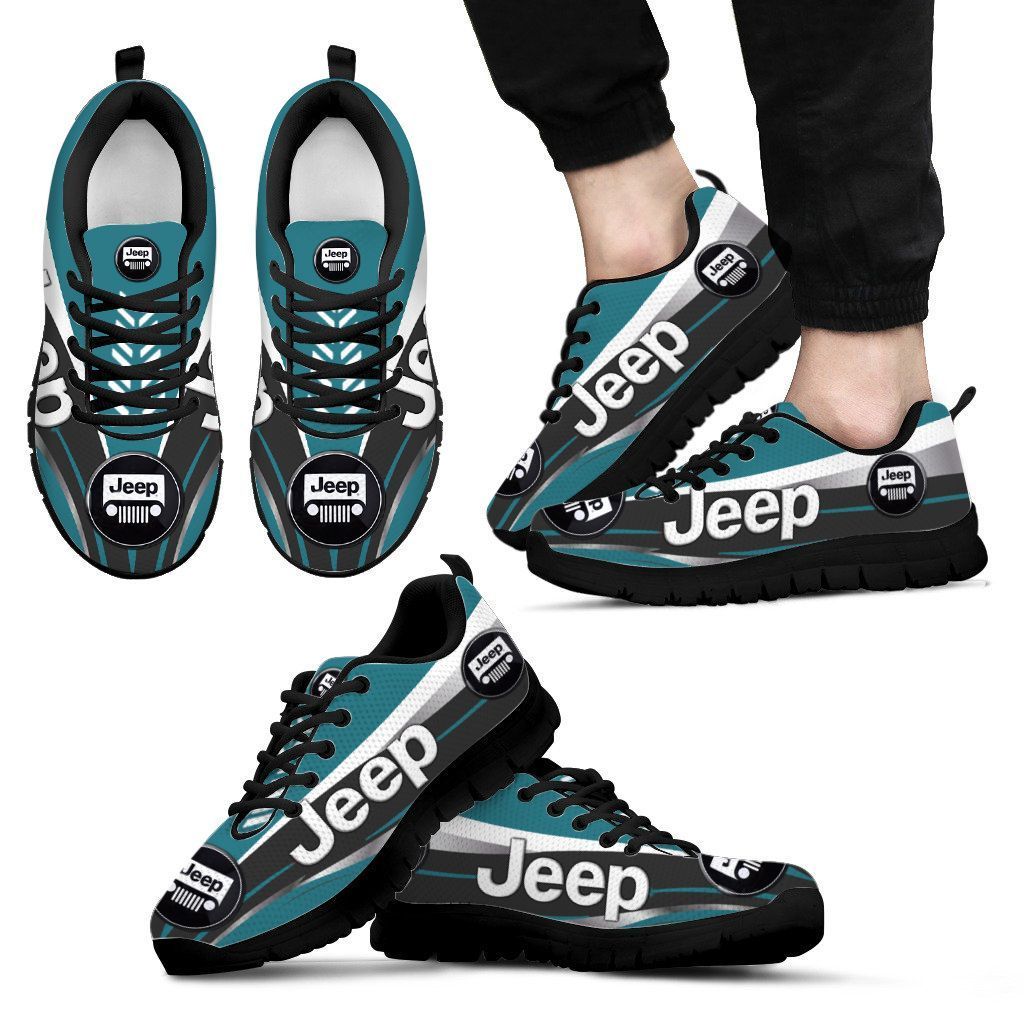 3D Printed Jeep Lph Sneakers Ver 3 For Men & Women (Jade)