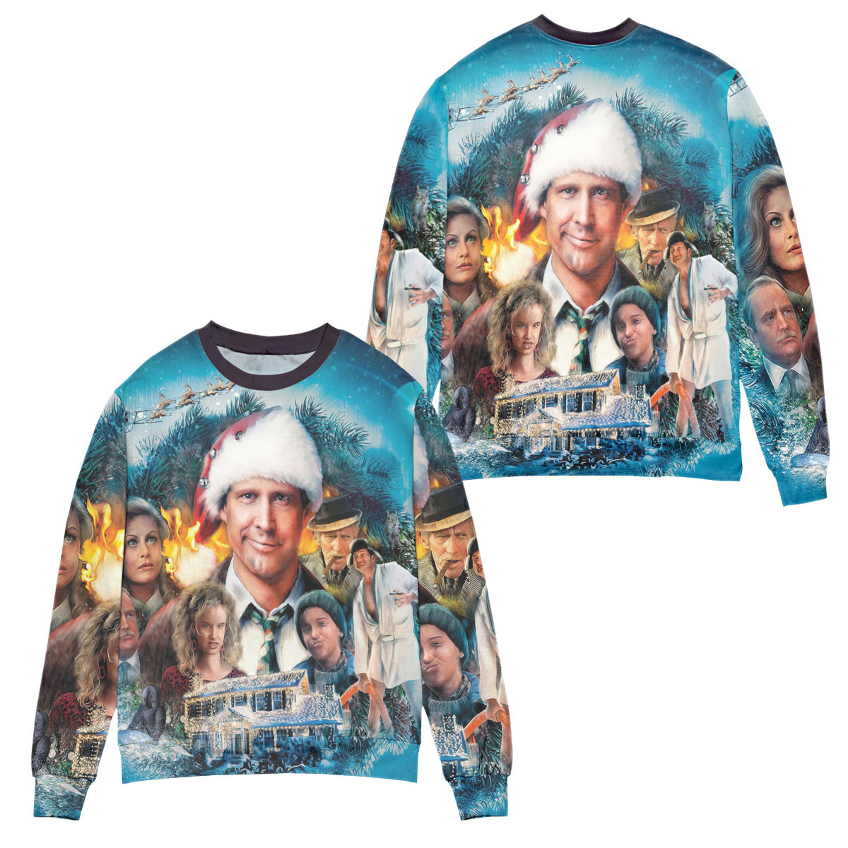 National Lampoon’S Christmas Vacation Ugly Christmas Sweater – All Over Print 3D Sweater