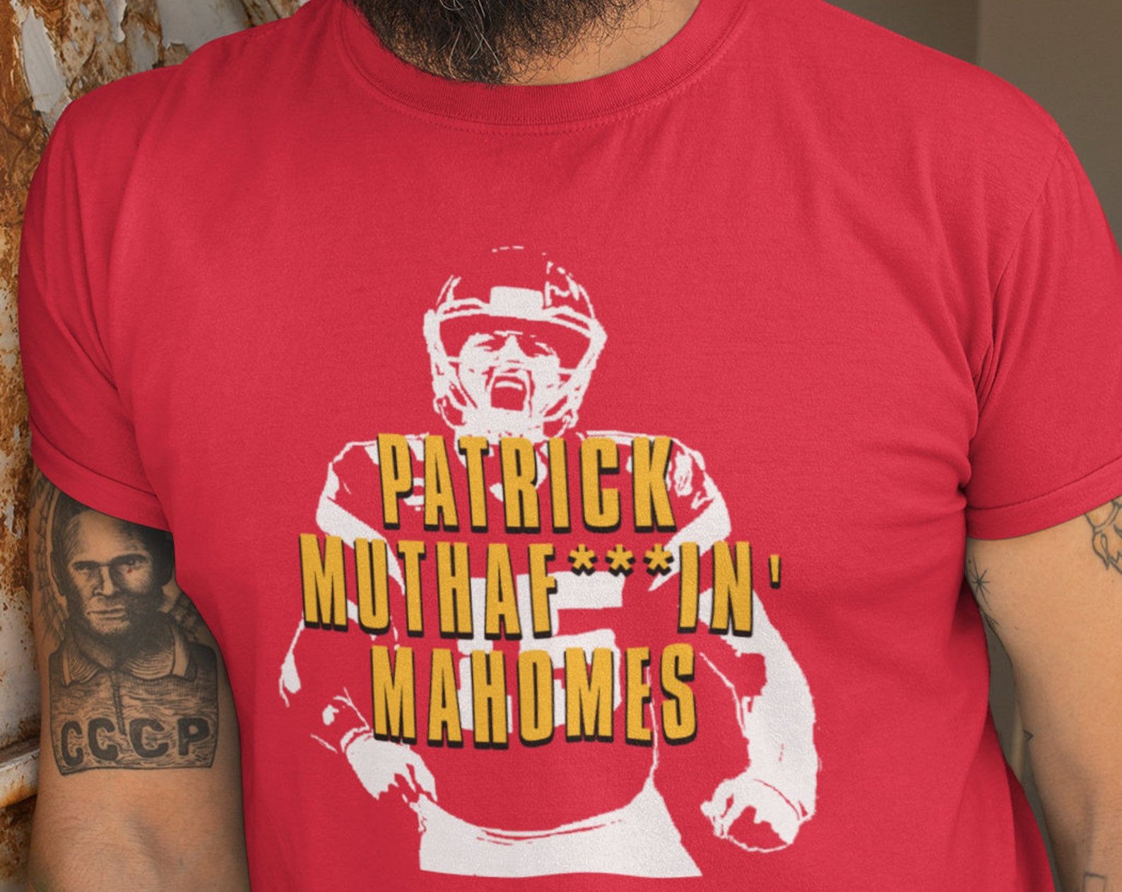 Patrick Mf Mahomes  Unisex Short Sleeve Tee  Kansas City Chiefs Football Shirt Chiefs Fan Gift Pat Mahomes Tshirt Chief Nation