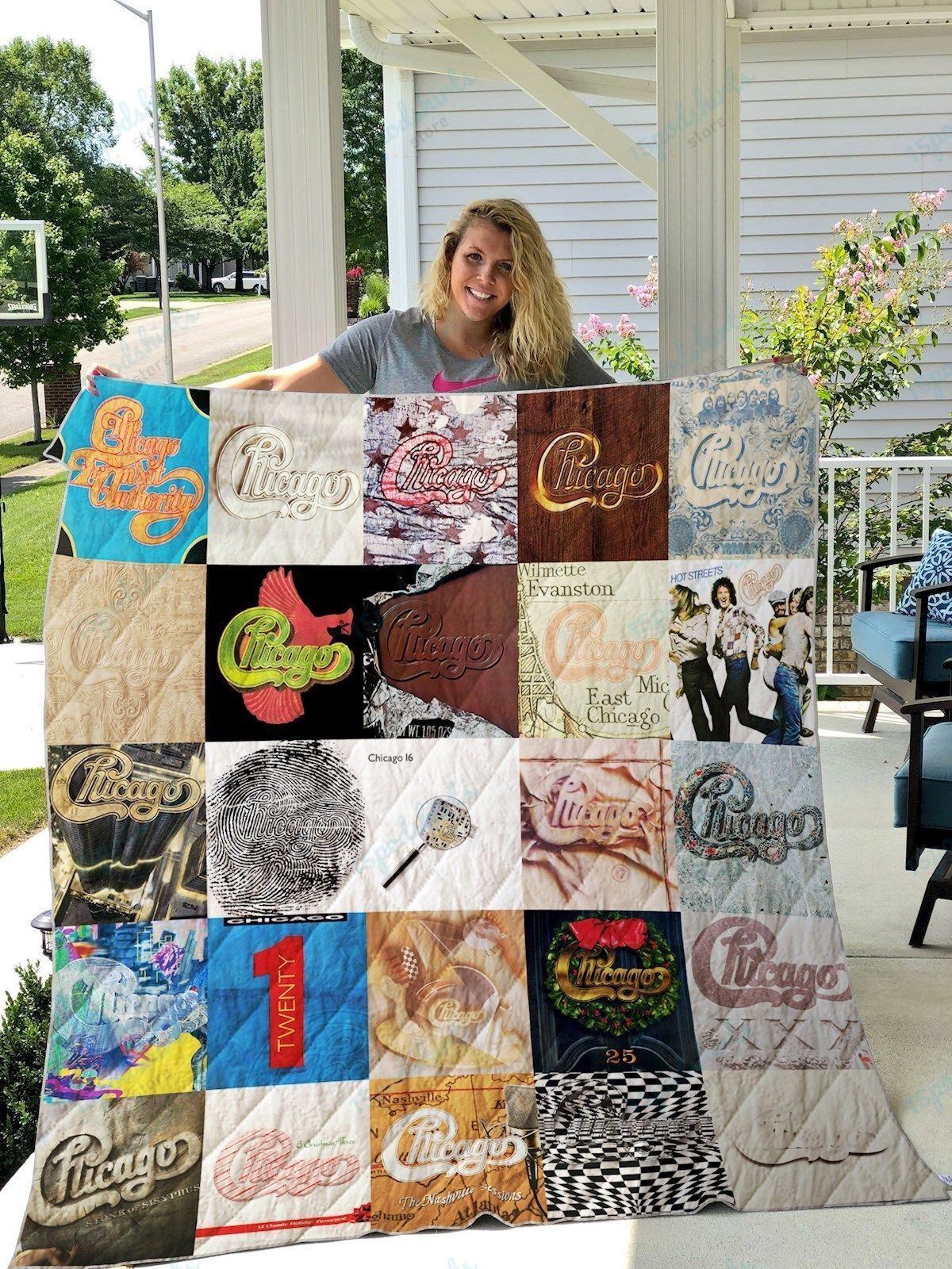 Chicago Quilt Blanket