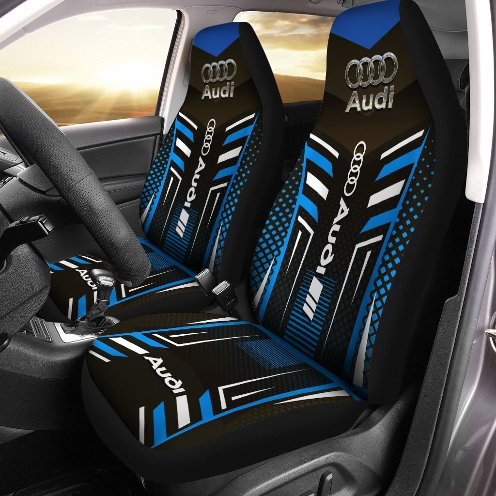 Best Audi PVT-HL Car Seat Cover (Set of 2) Ver 2 (Blue)