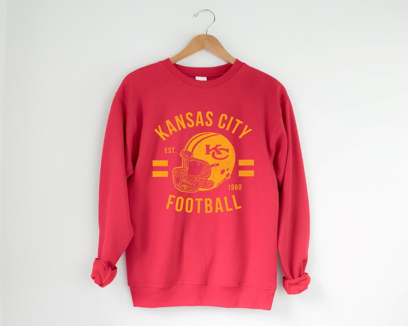 Kc Chiefs Sweatshirt, Vintage Kansas City Chiefs Sweatshirt, Chiefs Crewneck, Kansas City Chiefs Shirt, Kansas City Football, Retro Chiefs