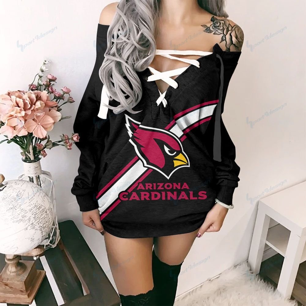 Arizona Cardinals Lace-Up Sweatshirt 42