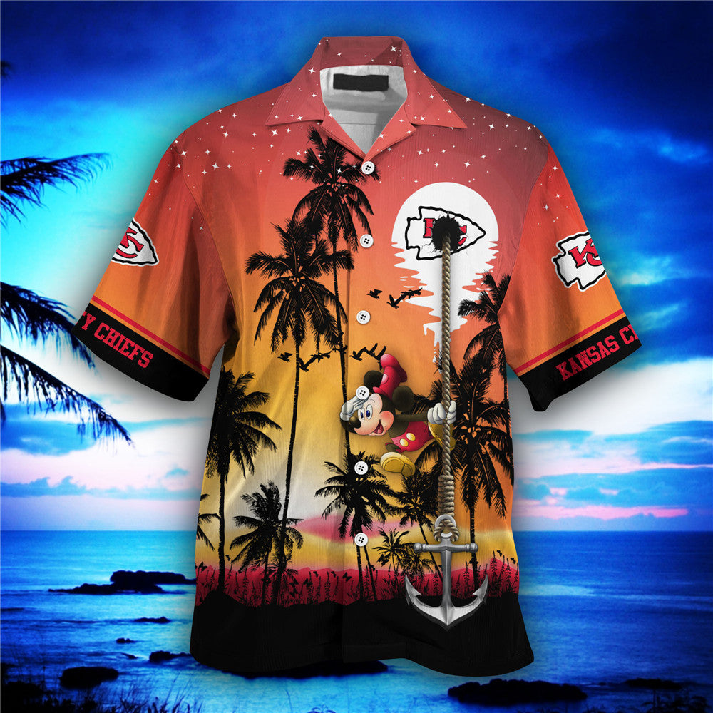 Kansas City Chiefs Hawaiian Shirt Hawaii Night Sky