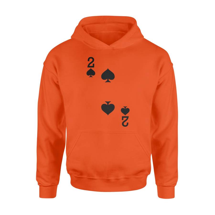 2 Of Spades – Playing Card Halloween Costume Hoodie