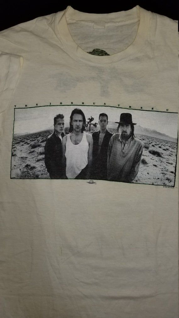 U2 Vintage 1987 Fall Joshua Tree Tour Short Sleeve Shirt