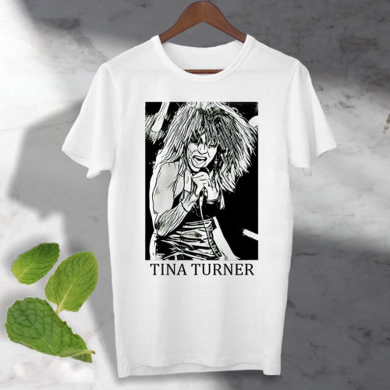 Tina Turner T Shirt Retro Music Vintage Look ,Singer Unisex Men’S ,Ladies T Shirt Ideal Gift T Shirt Unisex