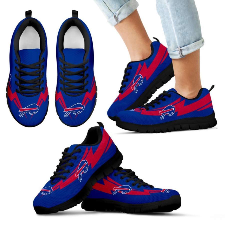 Three Amazing Good Line Charming Logo Buffalo Bills Sneakers