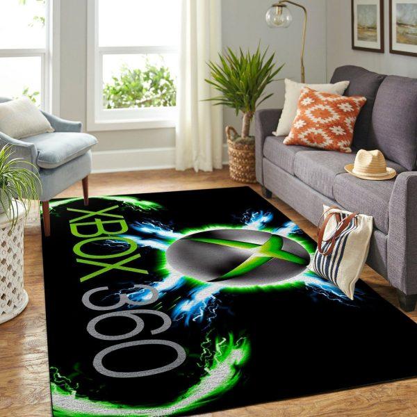 Xbox Console Game Art Home Decor Rectangle Area Rug 15