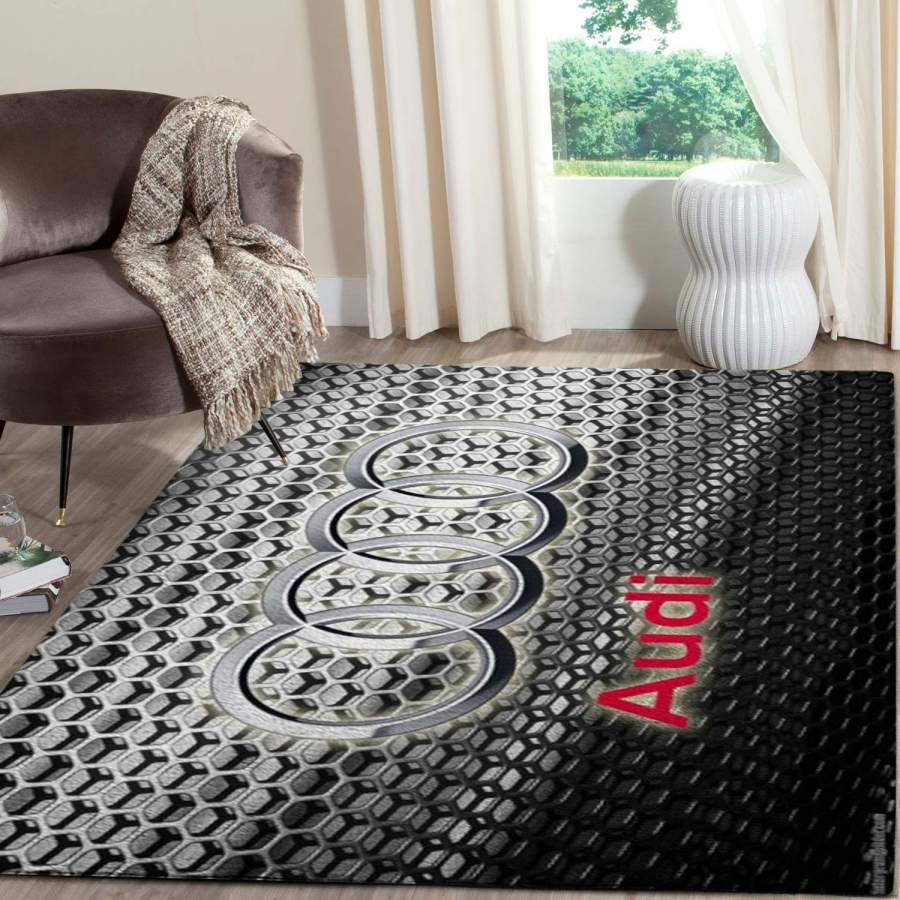 Audi Logo SuperCars Area Rugs Living Room Carpet FN151205 Local Brands Floor Decor The US Decor