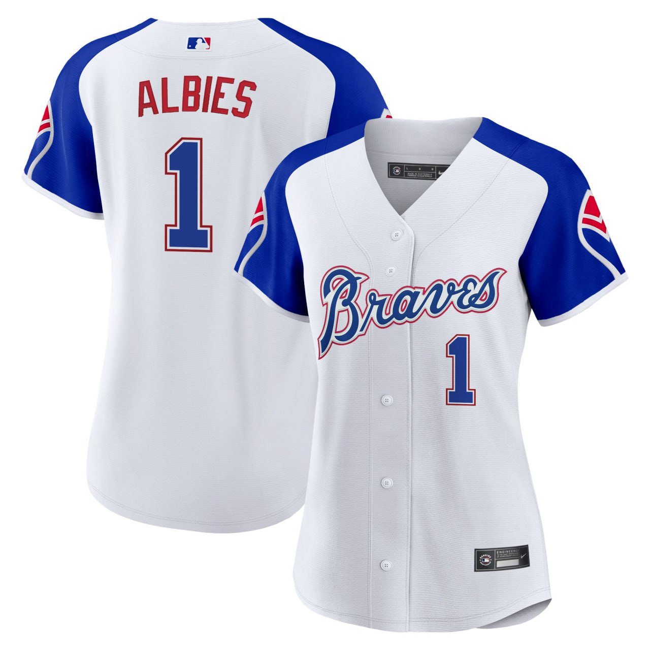 Women’S Ozzie Albies Atlanta Braves 2023 City Connect Jersey – All Stitched